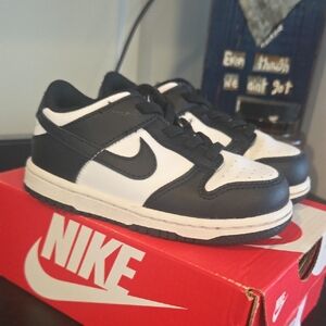 Nike Kids Black and White Panda Dunks Sneakers